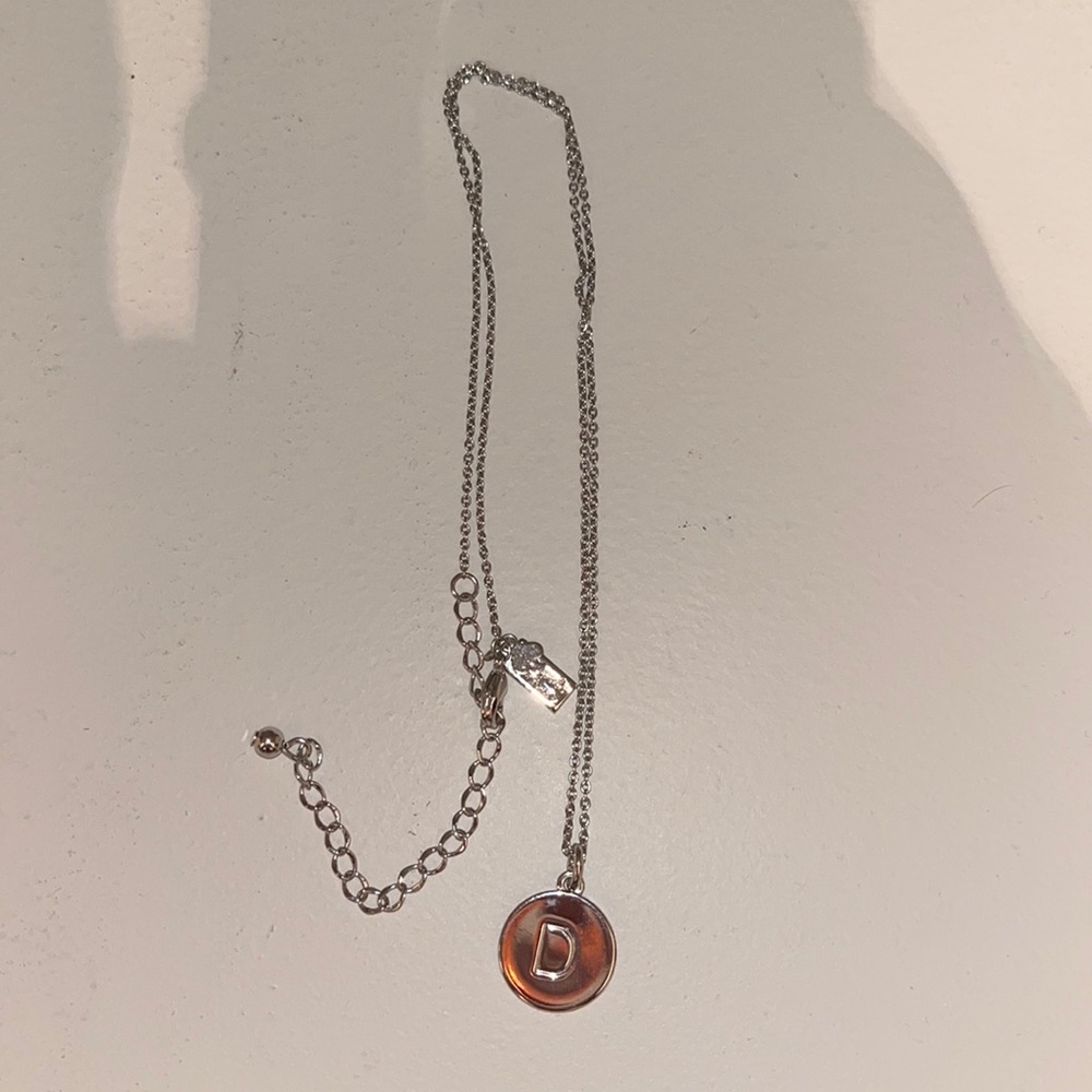 Kate Spade Silver Initial Necklace